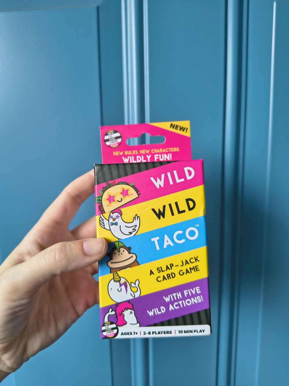 Wild Taco Kids Card Game - Colorful Pink/Yellow/Blue/Purple Pack